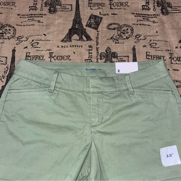 Old Navy NWT! Pixie Olive Green Chino Short Size 2 - Picture 5 of 12